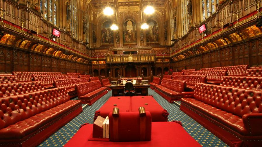 A view of the House of Lords.